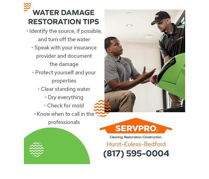 SERVPRO technicians talking to each other