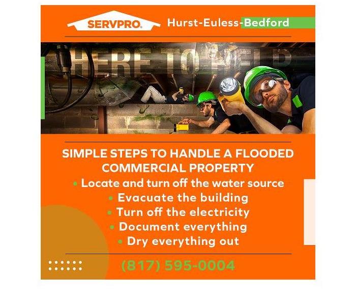 SERVPRO technicians examining a property for damage